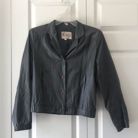 80s 90s Vintage Scully genuine leather jacket - Picture 8 of 11
